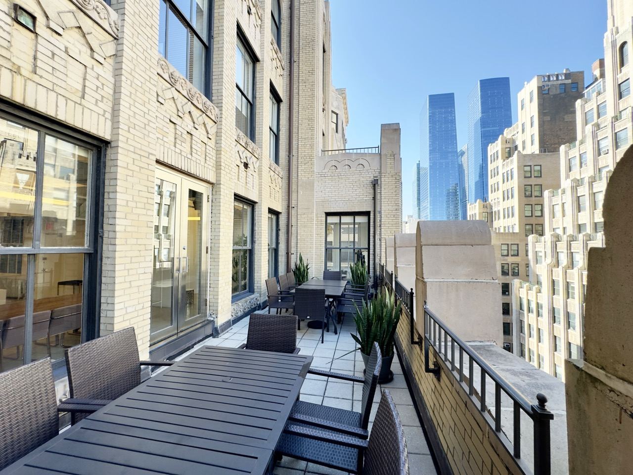 Private office terrace